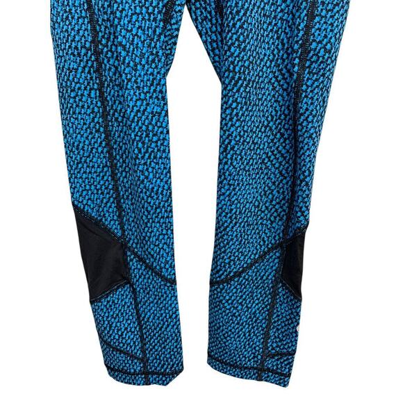 Lululemon Pace Rival Crop Scatter Star Beach Blanket Blue Black / Black SZ 2 - Picture 5 of 9